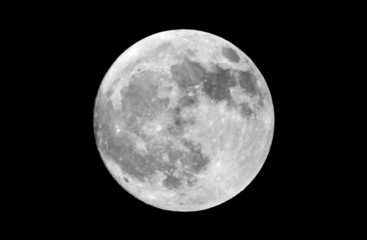 actual high resolution full moon