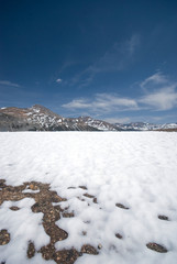 snowy landscape in the high sierra