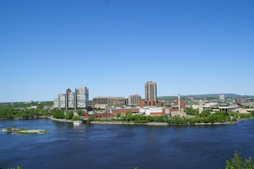 Obraz premium river and boat