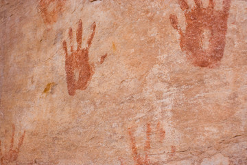 hand rock art