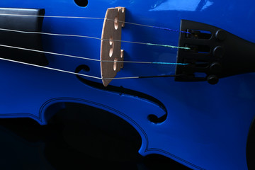 Blue violin