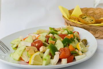 frischer,gemischter salat