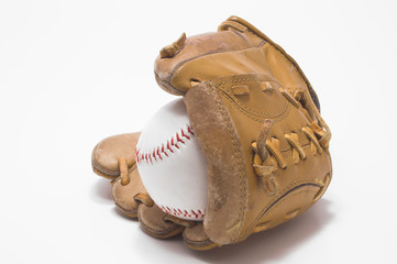 Fototapeta premium baseball and baseball glove