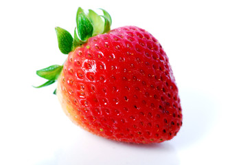 Single strawberry