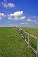 Fototapeta premium prairie fence