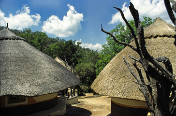 huts landscape