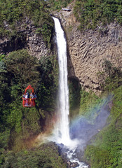 waterfall "boca del diablo", ecuador