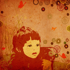 girl with circles