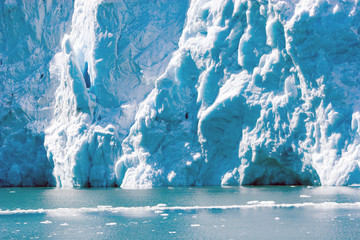 Fototapeta na wymiar alaskan lodowiec