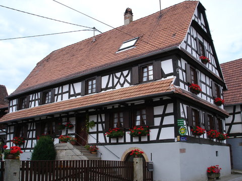 maison alsacienne &agrave; colombages