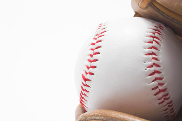 baseball and baseball glove