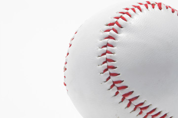 baseball - red stitching