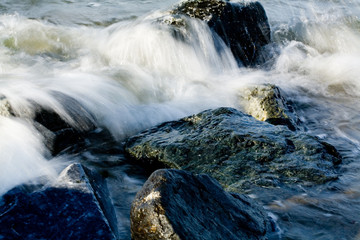 flowing water