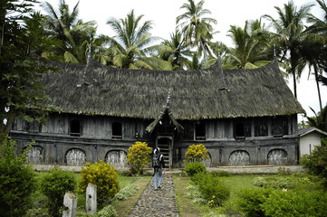Fototapeta na wymiar MinangKabau Traditional House