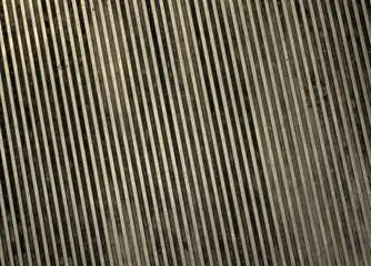 diagonal metal pattern
