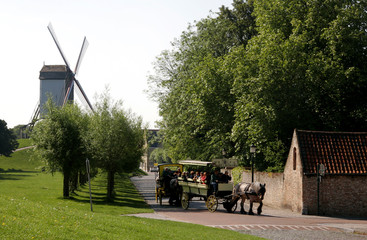Obraz premium windmill of bruges