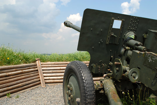 old military gun