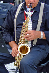 Fototapeta premium sax player