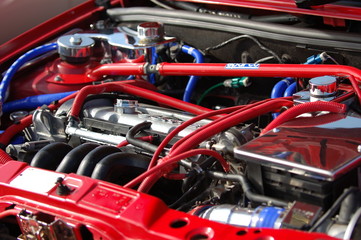 engine closeup