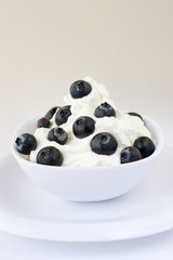 blueberry cream