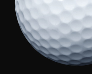 golf ball close up