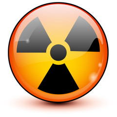 Obraz premium icone radioactif