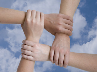 united hands