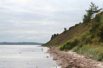 coastline of mols - denmark