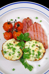 ricotta and bacon breakfast 3