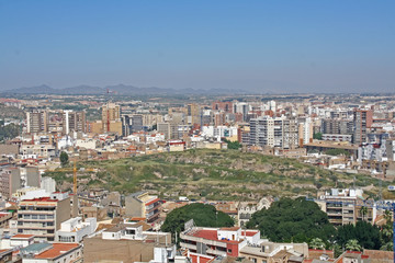 Fototapeta premium city view over cartagena