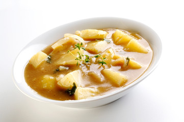 potato soup with herbs