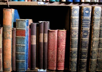 old dusty books
