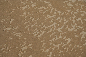 water pattern on sand
