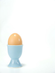single blue eggcup