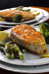 Roasted Salmon steaks