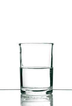 vaso con agua