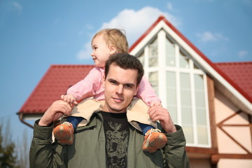 father with daughter