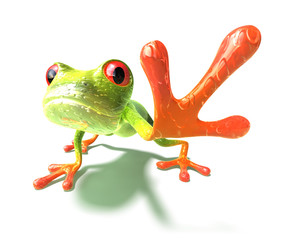 Obraz premium grenouille