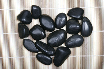 heart of black stones