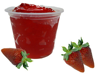 strawberry gelatin