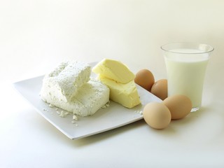 milk , eggs and milk products