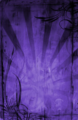 Abstrakter Grunge Tattoo Hintergrund Tribals lila