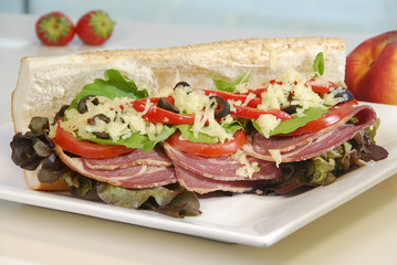 ingredients of a sandwich