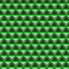 illustration of green cubes