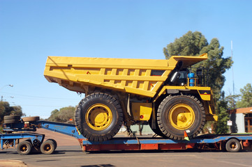 Obraz premium transport d'engin