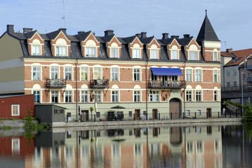 colourful scandinavian houses
