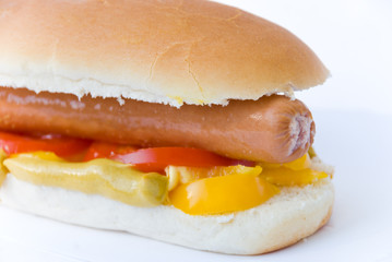 saftiger hot dog