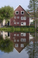 Fototapeta premium colourful scandinavian houses
