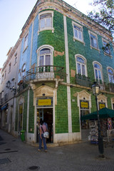 architecture in lagos town in algarve portugal