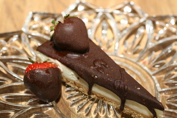 chocolate cheesecake